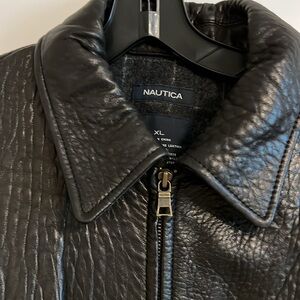 Nautical Men’s Leather coat
